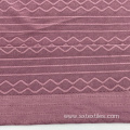 knitted jacquard fabric with polyester spandex